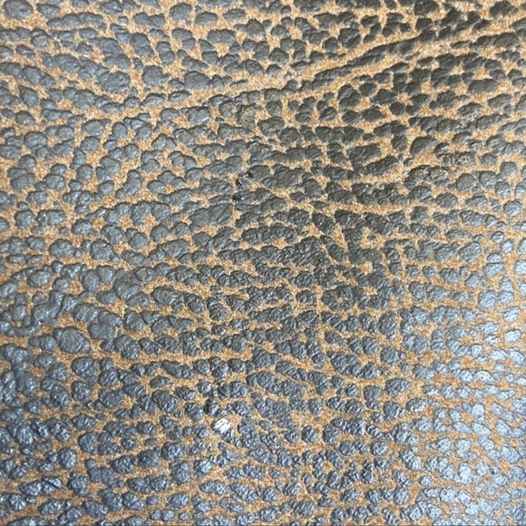 Vintage Oscar De La Renta | Faux Leather Pebbled Luggage Travel Bag - Picture 13 of 16